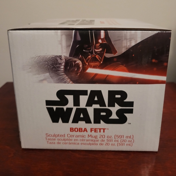 Disney Star Wars Boba Fett 20 oz Ceramic Sculpted Mug - Picture 3 of 7
